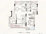 建邦书香华府_4室2厅2卫 建面125平米