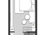 悠阅城酒店式公寓_A2户型 建面40平米