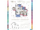 新城高地_3室2厅2卫 建面106平米