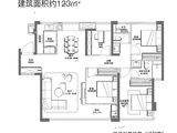 天琴海_4室2厅2卫 建面123平米