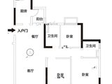 寿县恒大未来城_3室2厅2卫 建面101平米