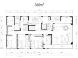 北岸绿茵城_5室2厅5卫 建面360平米