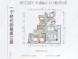 明昇望月府_4室2厅3卫 建面258平米