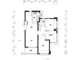 鸿荣源珈誉府2区_3室2厅1卫 建面76平米