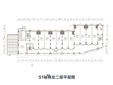 远洋万和四季_S1#商业二层户型平层图 建面64平米