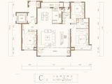 瀚林甲第二期_3室2厅2卫 建面153平米